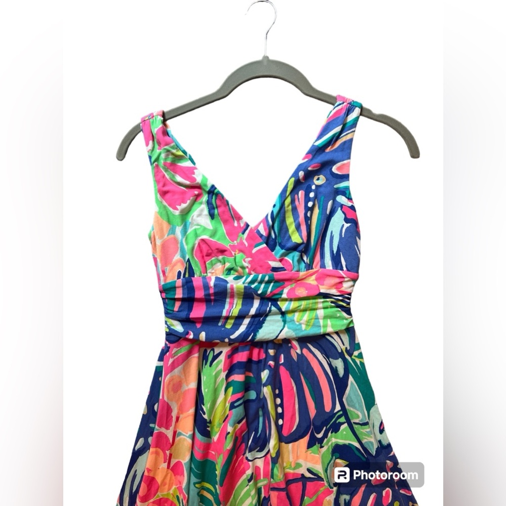 Lilly Pulitzer Sloane Midi Asymmetrical Dress‎ - Picture 6 of 9